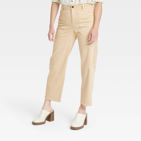 Women's High-rise Sweatpants - Universal Thread™ Tan Xl : Target