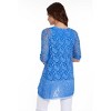 Women's Lace 3/4 Sleeve Tunic - ANGEL - 3 of 4