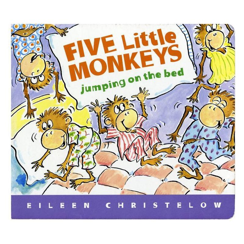 Five Little Monkeys Jumping on the Bed - (Five Little Monkeys Story) by Eileen Christelow, 1 of 2
