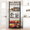 Whizmax Kitchen Bakers Rack, Coffee Bar with Storage 5-Tiers, Microwave Stand Kitchen Rack, Kitchen Shelf, Bookshelf - 2 of 4