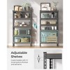 SONGMICS 5-Tier Storage Shelves, Garage Storage, Boltless Assembly, Adjustable Shelving Unit, Load 1929 lb, for Shed Warehouse Basement Kitchen - 4 of 4