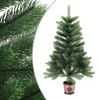 vidaXL Christmas Tree Artificial Xmas Tree with Needle-Shaped Branches Green - 2 of 4