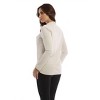 Women's Wrinkle Free Military Snap Blouse - ANGEL - image 3 of 4