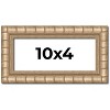 PosterPalooza | 10x4 Modern Bamboo Picture Frame, UV Acrylic, 5 Finishes - 2 of 4