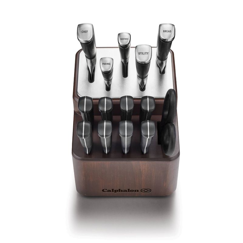 Calphalon Premier SharpIN 15pc Carbon Steel Knife Set with Sharpening Knife Block, 2 of 9