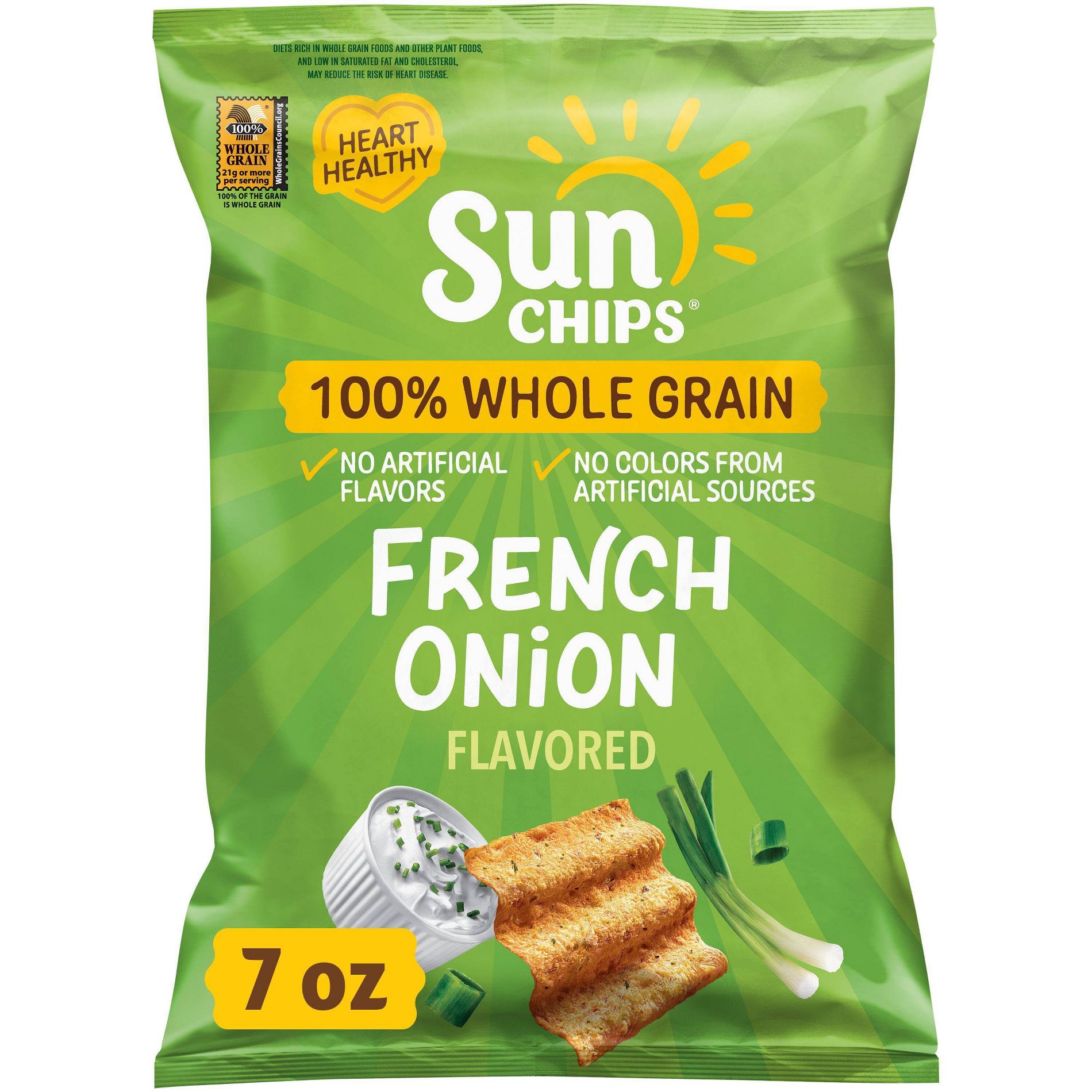 SunChips French Onion Flavored Whole Grain Chips - 7oz