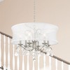 Livex Lighting Newcastle 6 - Light Chandelier in  Brushed Nickel - 4 of 4