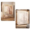 Unique Bargains Garment Bags PEVA Clothes Cover Bags with Zipper - 3 of 4