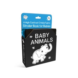 Baby Animals: A High-Contrast Crinkle Fabric Stroller Book for Babies - (High-Contrast Stroller Books) by  Duopress Labs (Bath Book) - 1 of 1