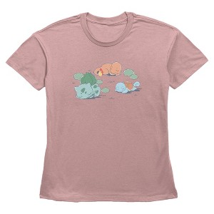 Women's Pokemon Sleepy Trio T-Shirt - 1 of 3