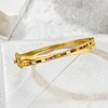 Ross-Simons 1.60 ct. t.w. Multi-Gemstone Crisscross Bangle Bracelet in 18kt Gold Over Sterling - 3 of 4