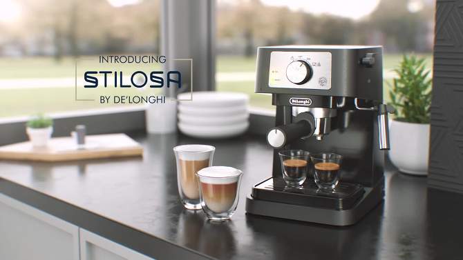 Stilosa Espresso Machine by Delonghi - EC260BK, 2 of 14, play video