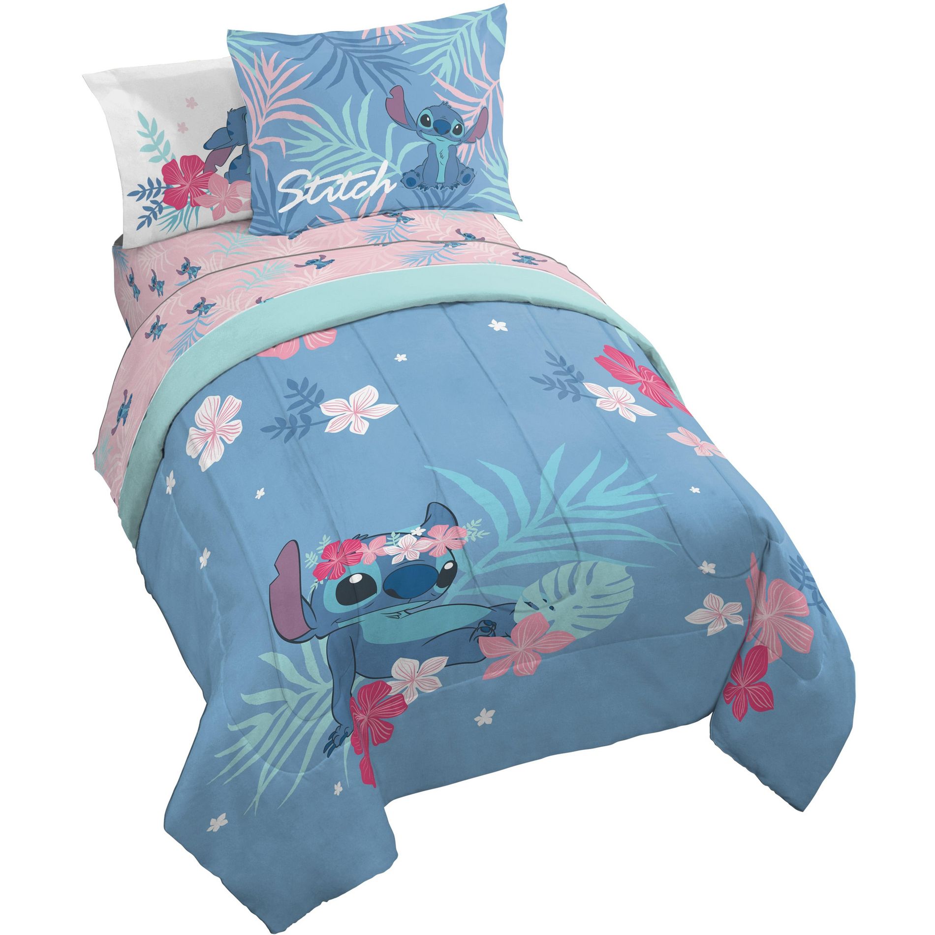 Jay Franco Disney Lilo and Stitch Paradise Dream Twin Bed Set