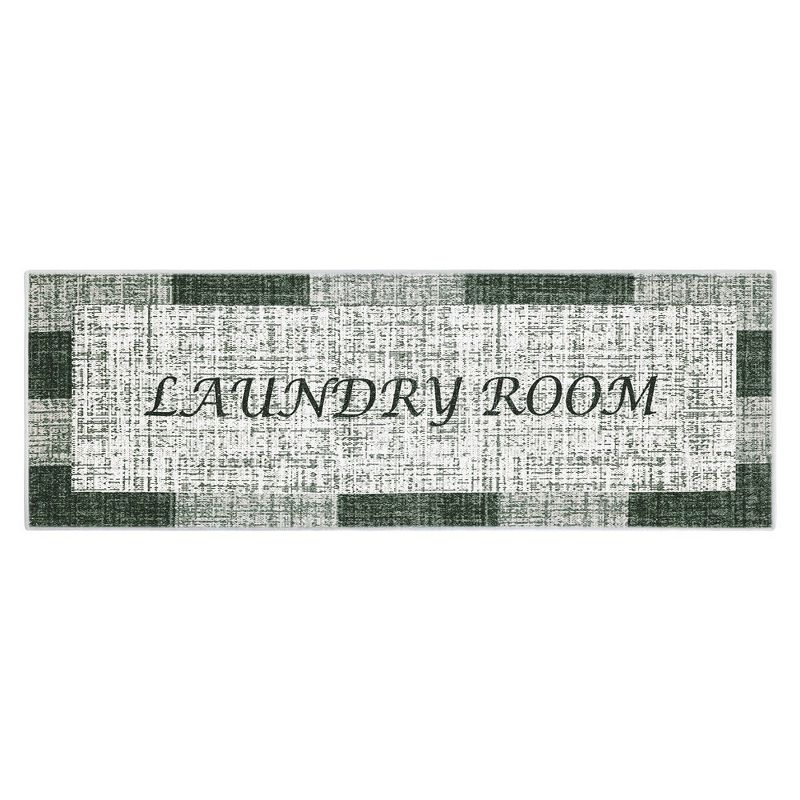 Sussexhome Non Skid Cotton Washable Laundry Room Indoor Runner Rug, 20" x 59", 5 of 11