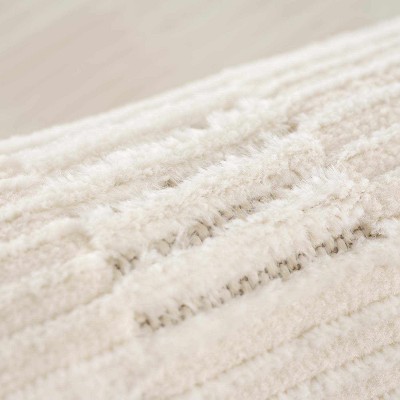 Hauteloom Truls 3D Checkered Washable Rug