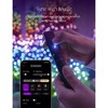 Twinkly Cluster App-Controlled LED Christmas Lights with 400 RGB (16 Million Colors) 19.7 feet. Green Wire. Indoor/Outdoor Smart Lighting Decoration - image 4 of 4