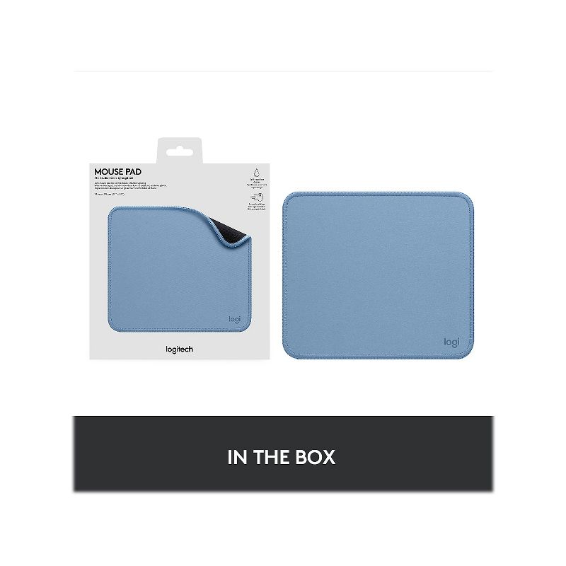 Logitech Studio Series Non-Skid Mouse Pad Blue Gray (956-000038), 5 of 6