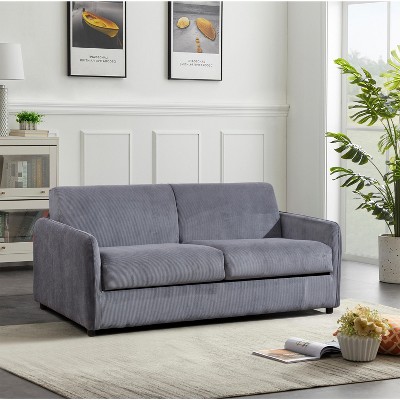 Reversible High-end Sleeper Sofa With Memory Foam Mattress Couch Bed