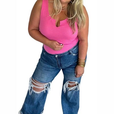Women's Basic Babe Tank Bodysuit - BLAKELEY