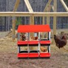 6-Hole Chicken Nesting Box with Removable Lid, Metal Chicken Coop ，Easy Egg Collection，for Chicken Coops, Duck Coops and Hens - 2 of 4