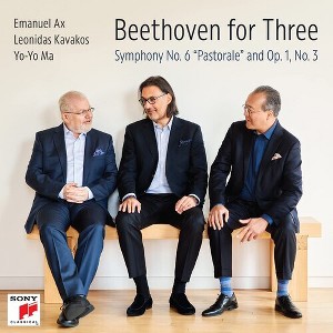 Yo-Yo Ma & Leonidas Kavakos & Emanuel Ax - Beethoven for Three: Symphony 6 & Op 1 No 3 (CD) - 1 of 1