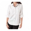 Women's Karen Kane: Ruched Sleeve Shirt - 4 of 4