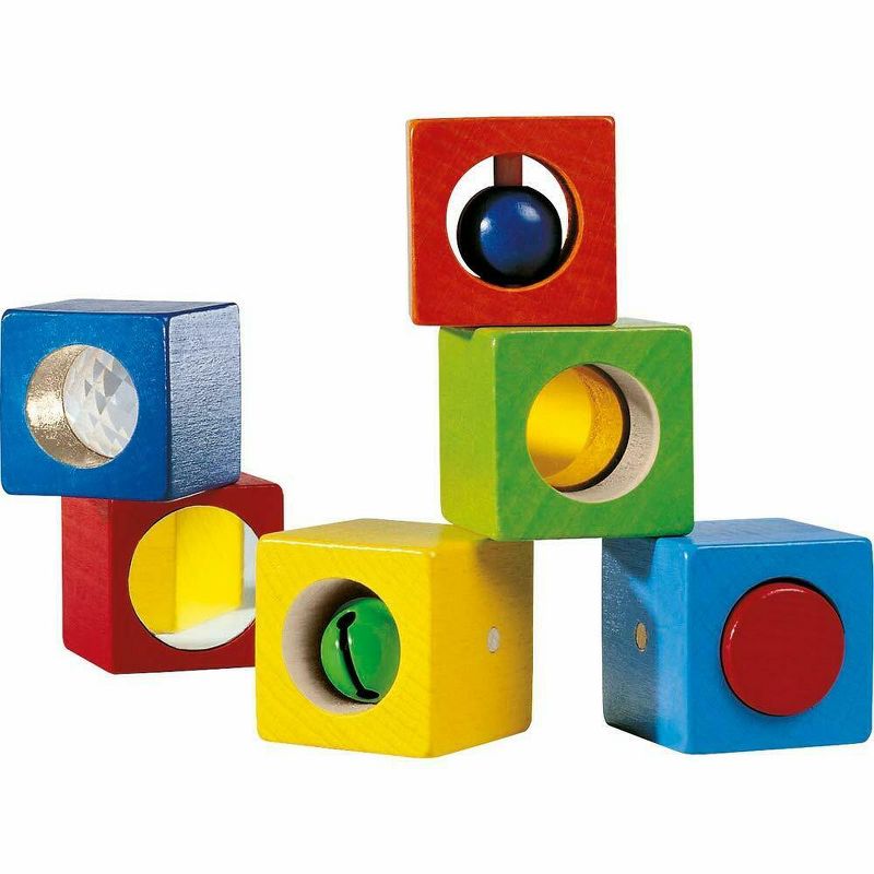 HABA Discovery Blocks - 6 Colorful Cubes with Unique Effects (Made in Germany), 2 of 6