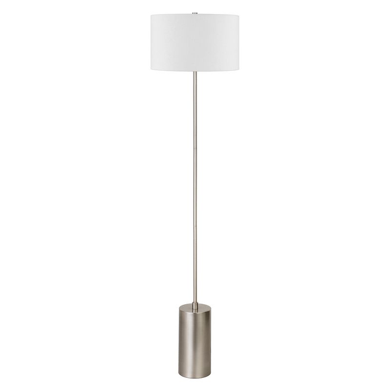 Hampton & Thyme 64" Tall Floor Lamp with Fabric Shade , 1 of 8