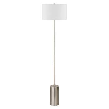 Hampton & Thyme 64" Tall Floor Lamp with Fabric Shade 