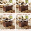 WOWLIVE Lift Top Coffee Table with Storage for Living Room, Hidden Compartment, CT018 - 3 of 4