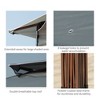 Aghana Digitals 11x11 Dark Gray Outdoor Pop-Up Canopy Gazebo with Mesh Netting, Vented Roof & Carry - 4 of 4