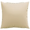 vidaXL Throw Pillows 4 pcs Beige 23.6"x23.6" Fabric - 3 of 4