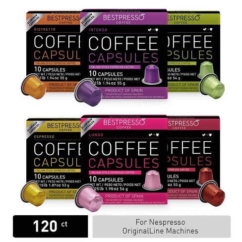 NESPRESSO Coffee Pods 10 Capsules For ORIGINAL LINE OR VERTUOLINE *CHOOSE  FLAVOR