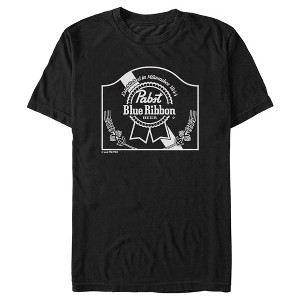 Men's Pabst Vintage Sign White Logo T-Shirt - 1 of 4
