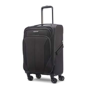 Carry Checkered Target Tourister American Nxt On Suitcase Spinner - Hardside Orange :