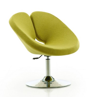 Perch Wool Blend Adjustable Chair Green - Manhattan Comfort