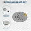 60x32 IN Left Drain Shower Pan, Single Threshold Base, Non-Slip Textured Surface, Lightweight ABS Shower Base, Easy Install, Includes Drain Kit - 4 of 4