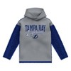 NHL Tampa Bay Lightning Girls' Faux Fur Long Sleeve Hooded Sweatshirt - 2 of 3