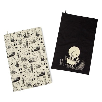 Nightmare Before Christmas 2 Pack Dish Towel Set