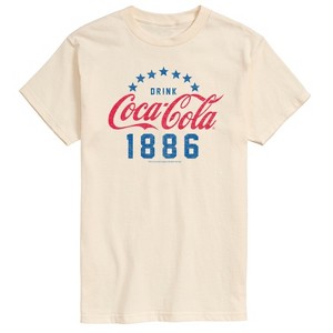 Men's - Coca-Cola - Patriotic Star Circle Short Sleeve Graphic T-Shirt - 1 of 4