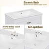 CAVINAS Bathroom Vanity with Single Combination Under Counter Sink and Soft Closure,Bathroom Storage Cabinet with 2 Doors and a Drawer - 4 of 4