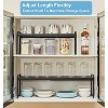 MaseiKar 2 Pack Expandable Cabinet Countertop Shelves, Stackable Shelves Organizers For Kitchen Cabinet Countertop Storage, Adjustable Counter - 2 of 4
