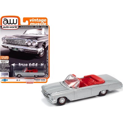 Details about   Auto World  1962 Chevrolet Impala SS Convertible 1/64 scale NIB 1of 10312 silver