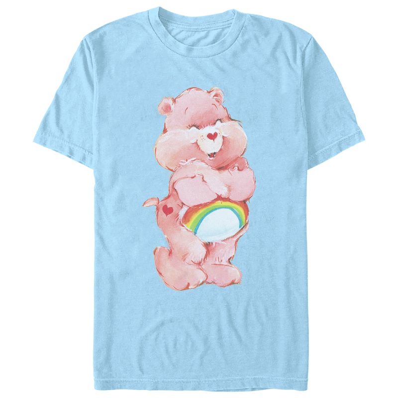 Men's Care Bears Hugging Bear T-Shirt, 1 of 5