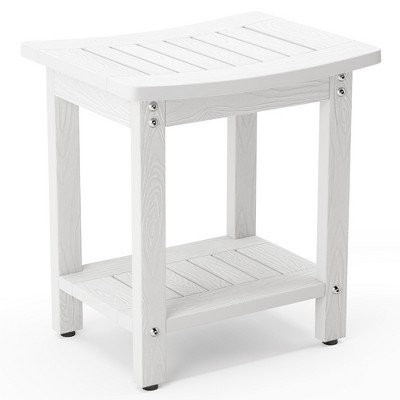 Arceso HDPS Shower Bench Seat, Bath Spa Foot Stool for Inside Shower Waterproof