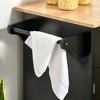 VYNXARIA 41" Modern Rolling Kitchen Island: Stylish Utility Cart with Ample Storage - 4 of 4
