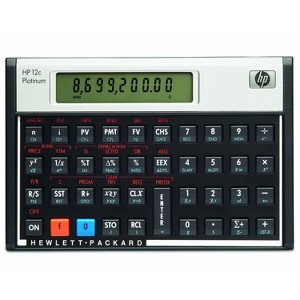 HP 12C Platinum Calculator - 1 of 2