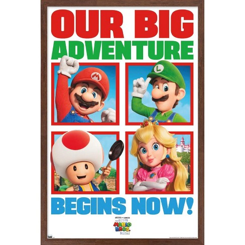 The Super Mario Bros. Movie - Brooklyn Key Art Wall Poster, 22.375 x 34 