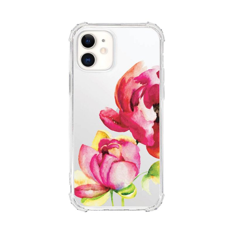 OTM Essentials Apple iPhone 13 mini/iPhone 12 mini Tough Edge Florals & Nature Clear Case, 1 of 4