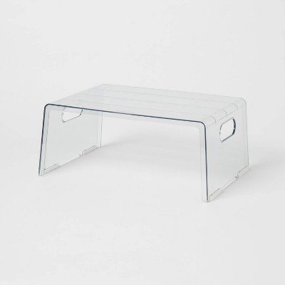 Wide Plastic Cabinet Shelf Clear - Brightroom&#8482;